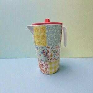 The Pioneer Woman, Melamine Pitcher, Patchwork Medley Collection, 1.8 QT